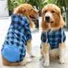 Hundkläder Winter Coat Pet Jacket Plain Reversible Vest Cold Weather Dog Clothing Small och Large 231121