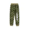 Pantaloni A Bathing A Ape New Teenage Shark Sliver Camo verde e bianco