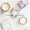 Candles Luxury Household Aroma Soy Candle Gifts Handmade Smokeless Scented Romantic Wedding Birthday Party Home Decoration Drop Deli Dhgoy