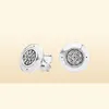 Classic design RING and EARRING set 925 Sterling Silver Jewelry for sign CZ diamond Rings stud Earrings with Original box5016423