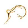 バックイヤリングサンゴ枝の耳毛穴イヤリングシンプルな枝角の装飾ファッションアクセサリー妖精エルフの耳