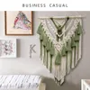 Tapissries Nordic Bohemian Macrame Wall Hanging Tassel Boho Tapestry handvävd för heminredning vardagsrum sovrum rumshus dekoration 231122