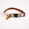 Cat Collars & Leads Pets Leash Dog Collar With Bell Kitten Accessories Puppy Pet