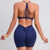 Conjuntos ativos de fitness ginásio conjunto feminino lycra esporte outfit para mulher roupas esportivas push up yoga activewear treino das mulheres vermelho azul verde