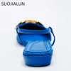 Sandalen Frühling Neue Marke Frauen Sandale Mode Schnalle Flach Damen Elegante Blaue Pantoletten Flache Ferse Weibliche Kleid Rutschen Schuh 230316