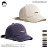 Casquettes de travail rétro usé bord brodé casquette à visière femmes Hong Kong Style capote décontracté Baseball hommes