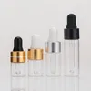 Aufbewahrungsflaschen, klare, transparente Glas-Tropfflasche, flüssiges Serum, Essential Basic, Pipette, nachfüllbar