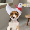 Hundkläder Duck Form Pet Hat Decoration Po Props Funny Cosplay Outfit Caps for Puppy Cat Small Dogs Holiday Party Easter