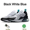 Designer 270S hommes femmes chaussures de course triple 27c blanc noir oreo à peine rose poussière cactus photo Blue University Trainers Sneakers extérieurs 36-45