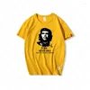 Men's T Shirts Che Guevara National Hero Protrait Tshirt Men Fashion Harajuku Casual Hip Hop Short Sleeve Cotton Streetwear Summer Tops