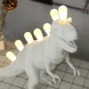 Tischlampen moderne Harz Dinosaurier LED für Kinderzimmer Kinder Reading Schreibtisch Hauskunstleuchten Lampara de Mesa