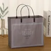 Shopping Bags PVC Thick Tote Women Portable Bag Handbag Waterproof Gift Boxes Folding Clothing Reused