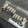 Kunstnagels Handgemaakt Luxe 3XL Volledige dekking Valse nageltips Glinsterende strasspers op nagels Y2K Herbruikbare XXL XL Lange nepnagel met lijm 231121