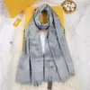 2021 Moda bandana Lettere di lusso Stampa Sciarpe Donna Marca cashmere e sciarpe di seta per le donne 8 colori Scialle di grandi dimensioni hijab Alta qu Qjqh