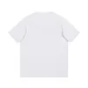 2023SS مصمم الرجال T-Shirt White T-Shirt قميص قصير فضفاض ، وارتداء شارع الرجال والسيدات ، و S-5XL #LL66 عالي الجودة