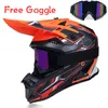 Cascos de motocicleta Casco de personalidad fresca Tipo de cubierta completa Verano Cuatro estaciones Moto Carreras de campo traviesa