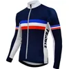 2022 France Pro Team Winter Cycling Jackets Fleece Cycling Windproof Windjacket Thermal MTB Biking Coat Mens Stuck Up Jacket229i