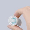 フロストPPプラスチックエアレススプレーポンプボトルスキンケアセラムローション用の白い蓋15ml 20ml 30ml 50ml 80ml 100mlトラベルサイズRefi jvpt