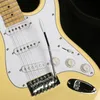 Anpassad butik Yngwie Cream Strat Electric Guitar Scalloped Fingleboard Inget fodral Fast frakt