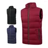 Gilet da uomo Quick Dry Great Stand Collar Gilet da uomo All Match Gilet invernale Cerniera per esterni