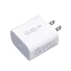 ミニ 20W 充電器デュアルポート USB-C 電源アダプタ PD+QC3.0 USB タイプ C 壁充電器