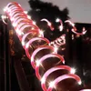 Strings LED 100 Outdoor Rope Light Solar Tube String Candy-Color Fairy For Patio Garden Christmas DecorLED