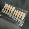 False Nails Handmade Luxury 3XL Square False Nail Tips Glittery Rhinestone Press On Nails Y2K Reusable XXL Long Coffin Fake Nail With Glue 231121