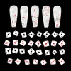 Decorazioni Nail Art 10BOX 3D Poker Glitter per unghie Kit Joker Carte Gioco Clay Flake Spade Heart Club Decorazioni con diamanti Gel per unghie Accessori Box 231121
