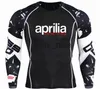 Camisetas para hombres 2023 Aprilia Racing Impresión Hombres Fitness Mangas largas Camiseta Hombres Culturismo Piel Apretada Camisas térmicas MMA Entrenamiento Hombres Camiseta J231121