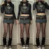 Damestanks Rhinestone Crop Tops Grafische print Y2K Grunge kleding Esthetische Fairycore Retro Tee Vintage Harajuku Leuke T -shirts