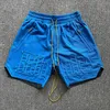 Designer Clothing Rhude Summer Letter Embroidered Zipper Drawstring Shorts Brand Sports Leisure Beach Couples Joggers Sportswear Beach fitness outdoor