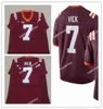 Malachi Thomas Virginia Tech Hokies 축구 저지 Latrell Sutton Alan Tisdale Xayvion Turner-Bradshaw Mens Custom College Stitched Virginia Tech Jerseys