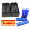 Аккумуляторы 4pack 11.1w 3000mah Актуальная батарея 3.7V Brc liion для фонарика факела лазер