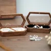 Jewelry Boxes Ring Box Jewelry Storage Engagement Wedding Ceremony Ring Customize Proposal Ring Rustic Wedding Gift for Girl Walnut Wood 231121