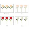 Decorative Flowers 3pcs Stage Fake Home Decor Single Stem Silk Peony Window Bouquet Artificial Flower Centerpieces Beautiful Wedding Party