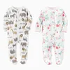 Pyjamas baby pojke flicka filt pajamas född baby långärmad 0 3 6 9 12 månad 231122