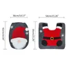 Toilet Seat Covers Christmas Gnome Toilet Seat Cover Cute Protection Shield Floor Carpet for Xmas Festival Holiday Party Wedding Birthd Decoration 231122