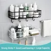 Badrumshyllor väggmonterade badrumshyllor flytande hylla dusch hängande korg schampo hållare wc accessoarer kök kryddor förvaring rack 230422