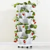 PP Pot de fleur tridimensionnel bassin de fraises multicouche culture superposée plantation de fruits de melon végétal Y200723299o