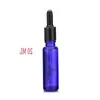 Blue Glass Liquid Reagent Pipette Bottles Eye Droper Aromatherapy 5ml-100 ml Essential Oils Parfyes Bottles Wholesale Free DHL RUCKP