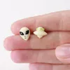 Stud Earrings Handmade Polymer Clay Cute ET UFO For Girls Kids Fashion Jewelry Women Cartoon Alien Man Gift