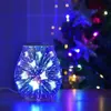 Oil Diffuser Electric Candle Warmer Glass Tart Burner 7 Color Butterfly Effect Night Light Wax Melt Warmer Aroma Decorative Y20041268S