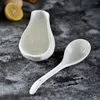 Spoons 1 Set Ceramic Soup Ladle Household Kitchen Spoon With Rest For Home