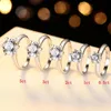 Anneaux de mariage Certifié GRA 1-5CT Bague VVS1 Lab Diamond Solitaire Bague pour femmes Engagement Promesse Wedding Band Bijoux 231121