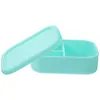 Dinnerware Silicone Lunch Box Kid Bento Portable Case Outdoor Adult Boxes Silica Gel Office