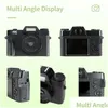 Kamery cyfrowe 4K HD Retro Camera Focus 48MP Kamera nagrywania anty-Shake Travel Portable zintegrowane USB 2.0 Obsługa TF Drop Gelive DH9GJ