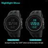 Wristwatches Men Sports Running Watch Waterproof Casual Luminous Stopwatch Alarm Simple Army For Climbing Fishing