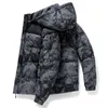 Parkas pour hommes 2023 veste d'hiver coupe-vent court Camouflage manteaux hommes Anorak pardessus extérieur mâle coupe-vent à capuche 231122