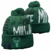 Bucks Beanies Boston Bobble Hats 야구 하키 볼 캡 2023-24 패션 디자이너 버킷 모자 chunky 니트 가짜 paux 폼 비니 크리스마스 모자 니트 모자 A2