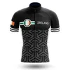 Novo 2022 Irlanda Preto Ciclismo Team Jersey 19D Pad Bike Shorts Set Quick Dry Ropa Ciclismo Mens Pro Bicicleta Maillot Culotte Wear247T